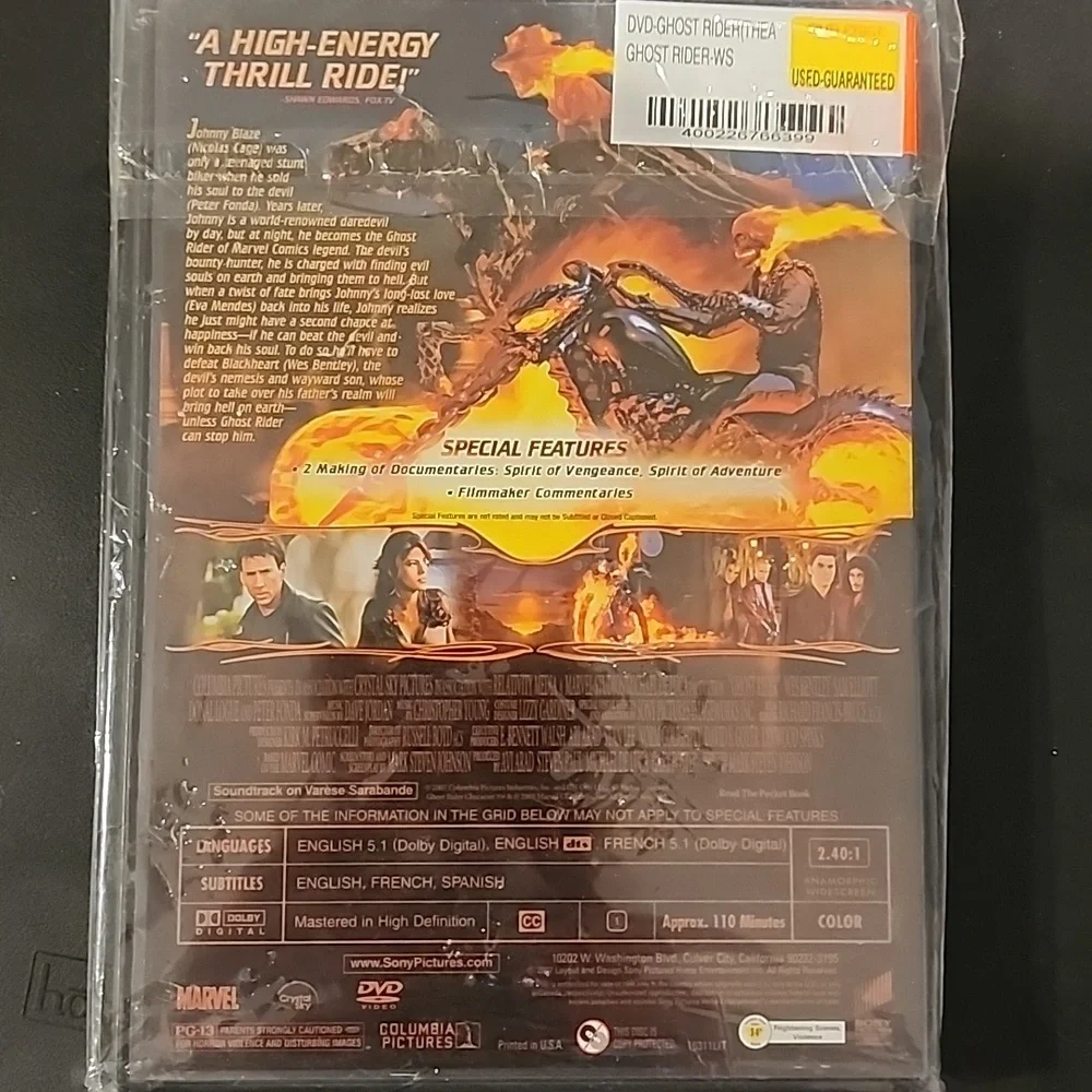 Ghost Rider DVD - Picture 2 of 5